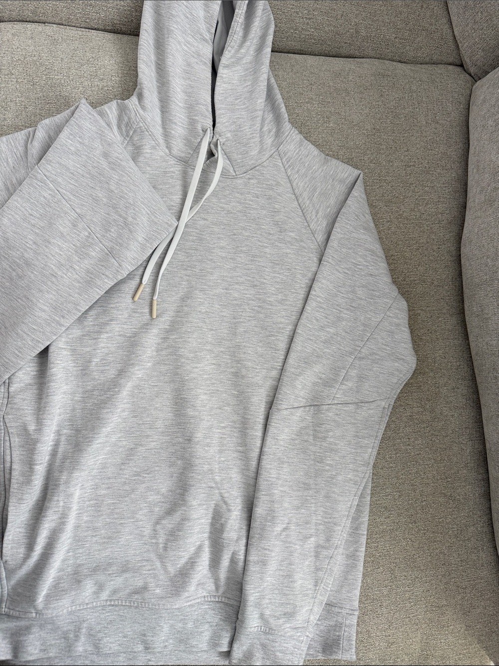 lululemon athletica Light Gray Pullover Hoodie